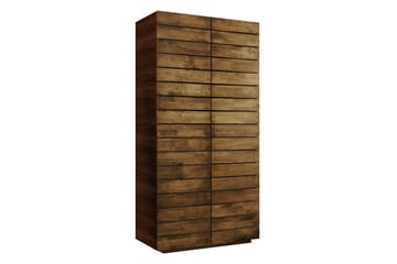 Elvric Garderob 90x187 cm - Brun - Förvaring - Sko- & klädförvaring - Garderober & garderobssystem