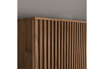 Entsian Garderob 185x192 cm - Brun - Förvaring - Sko- & klädförvaring - Garderober & garderobssystem