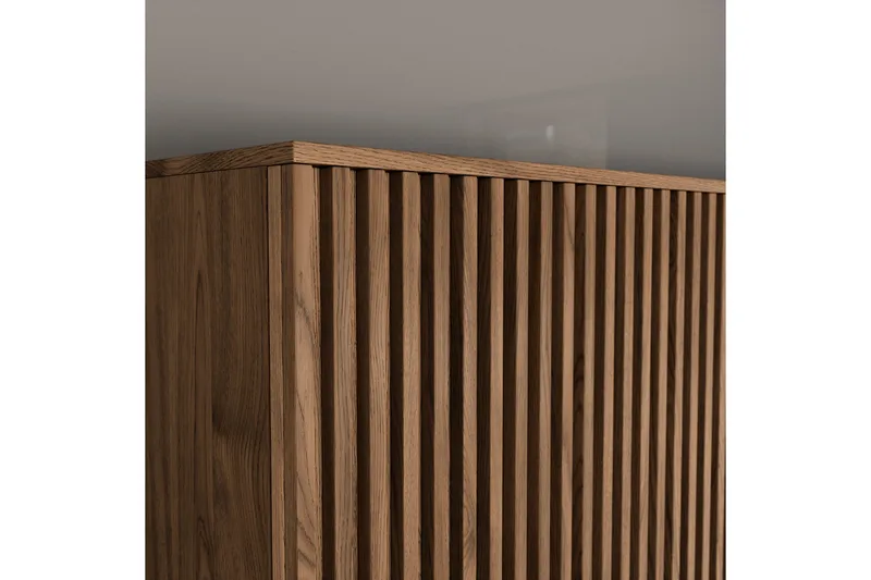 Entsian Garderob 185x192 cm - Brun - Förvaring - Sko- & klädförvaring - Garderober & garderobssystem