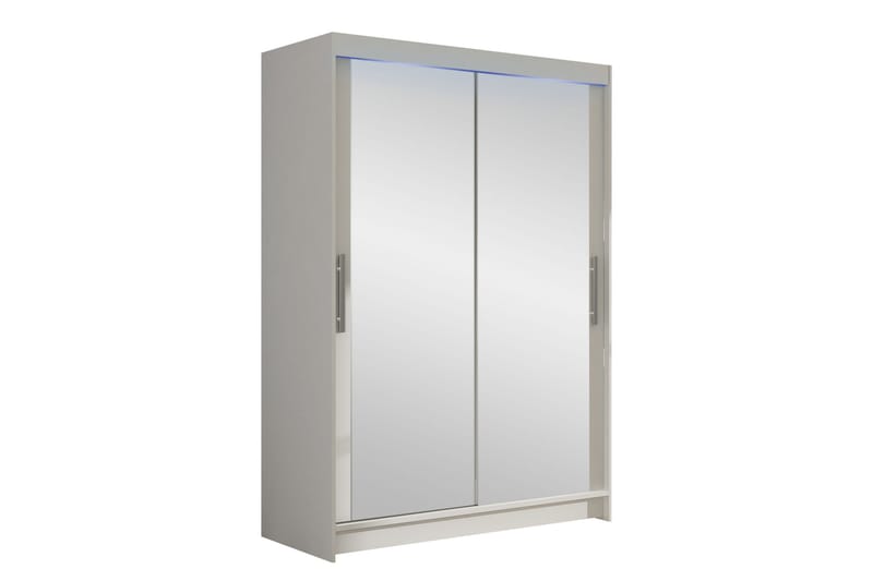 Estella Garderob med Spegel 120x200 cm, Vit