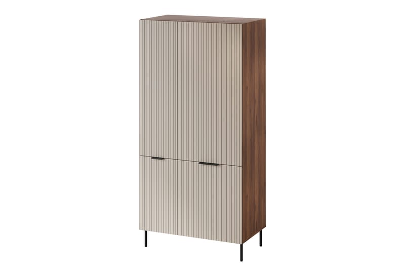 Fiesta Garderob 90x186 cm - Brun/Beige - Förvaring - Sko- & klädförvaring - Garderober & garderobssystem