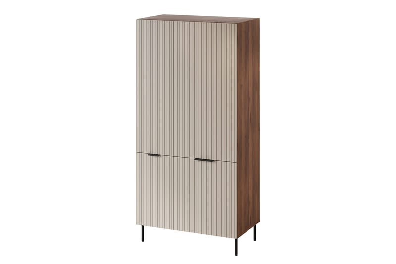 Fiesta Garderob 90x186 cm, Brun/Beige