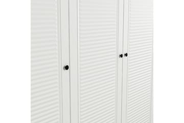 Fruitland Garderob 135x210 cm - Vit - Förvaring - Sko- & klädförvaring - Garderober & garderobssystem