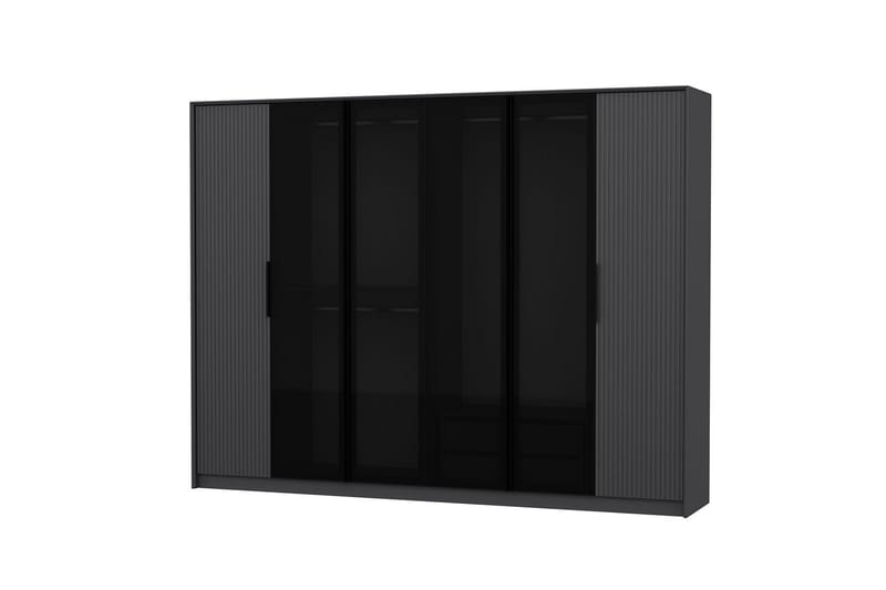 Fruitland Garderob 274x210 cm - Antracit - Förvaring - Sko- & klädförvaring - Garderober & garderobssystem