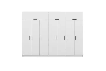 Fruitland Garderob 315x235 cm - Vit - Förvaring - Sko- & klädförvaring - Garderober & garderobssystem