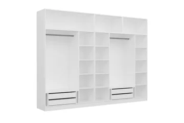 Fruitland Garderob 315x235 cm - Vit - Förvaring - Sko- & klädförvaring - Garderober & garderobssystem
