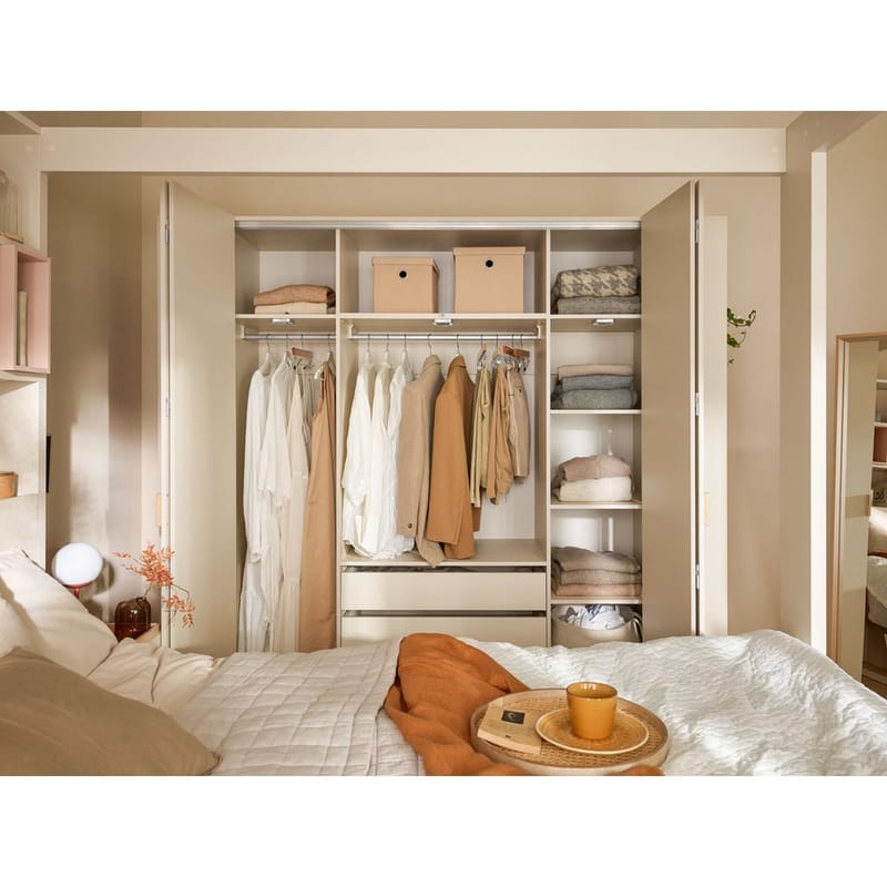 Garderob 4 You Fresh 4 Dörrar - Ek, 206 cm - Förvaring - Sko- & klädförvaring - Garderober & garderobssystem