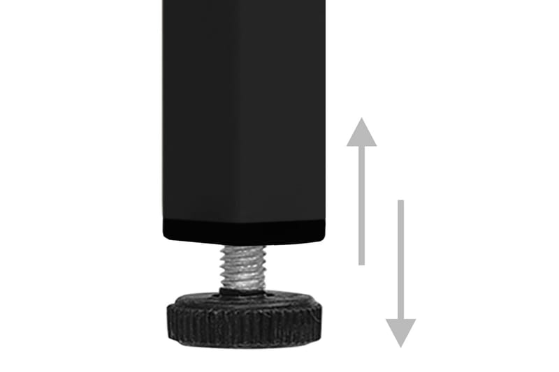 Garderob 90x50x180 cm svart stål - Svart - Garderober & garderobssystem