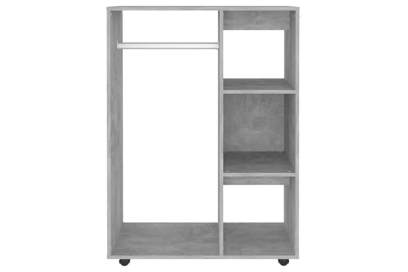 Garderob betonggrå 80x40x110 cm spånskiva - Betonggrå - Förvaring - Sko- & klädförvaring - Garderober & garderobssystem