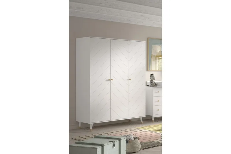 Garderob Billy Vit 3-dörrar - 3-dörrar - Förvaring - Sko- & klädförvaring - Garderober & garderobssystem