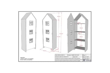Garderob Casami Brygge Vit - Vit - Förvaring - Sko- & klädförvaring - Garderober & garderobssystem