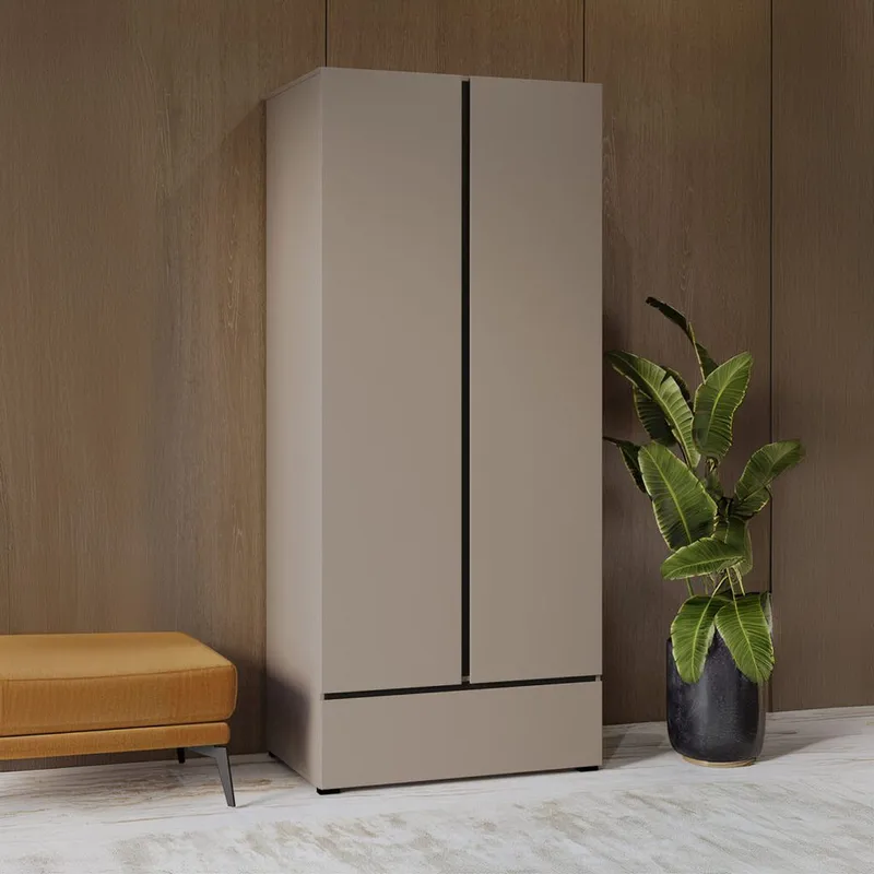 Garderob Cross S 2 dörrar 1 låda - Kongo - Förvaring - Sko- & klädförvaring - Garderober & garderobssystem