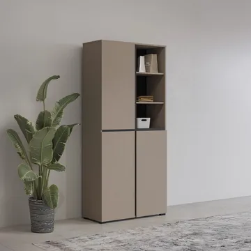 Garderob Kors 3 dörrar - Kongo - Förvaring - Sko- & klädförvaring - Garderober & garderobssystem