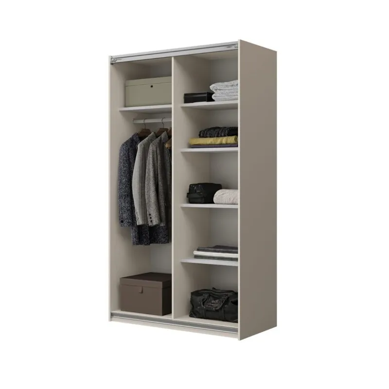 Garderob Kub 2 Skjutdörrar - Kashmir - Förvaring - Sko- & klädförvaring - Garderober & garderobssystem