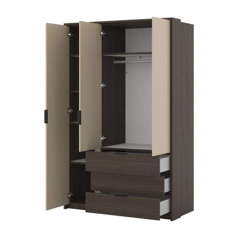 Garderob Mola 3 Dörrar med 3 Lådor - Förvaring - Sko- & klädförvaring - Garderober & garderobssystem