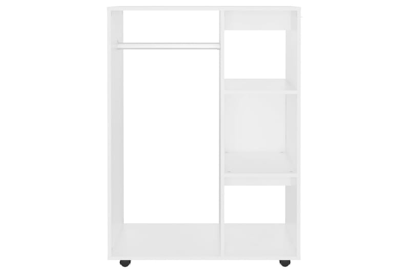 Garderob vit 80x40x110 cm spånskiva - Vit - Förvaring - Sko- & klädförvaring - Garderober & garderobssystem