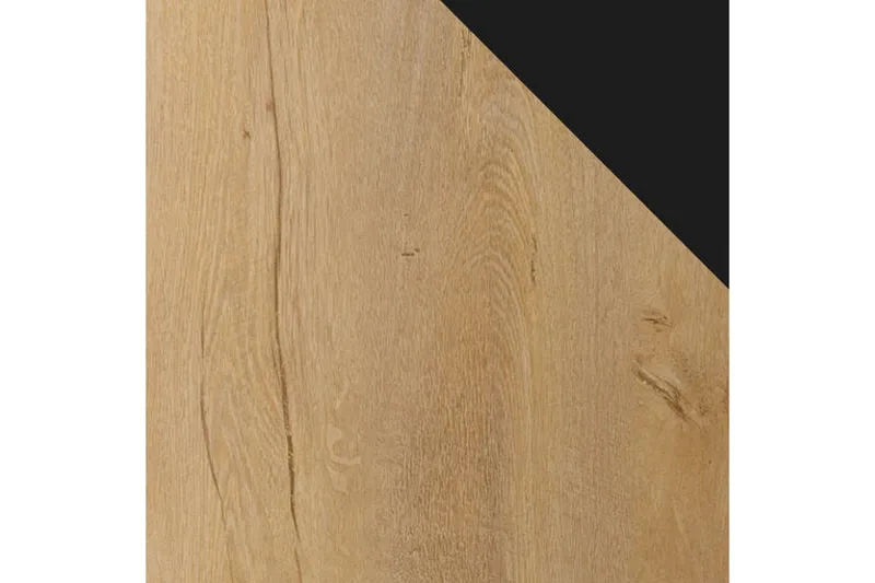 Abricot Garderob med Spegel 140x216x65 cm - Svart - Förvaring - Sko- & klädförvaring - Garderober & garderobssystem