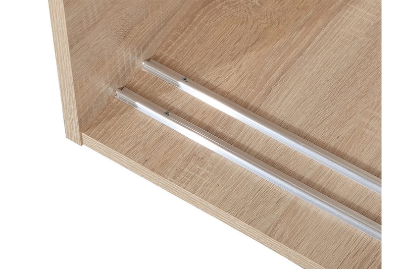 ALBENDEA Garderob med Spegel 120 cm Vit - Förvaring - Sko- & klädförvaring - Garderober & garderobssystem