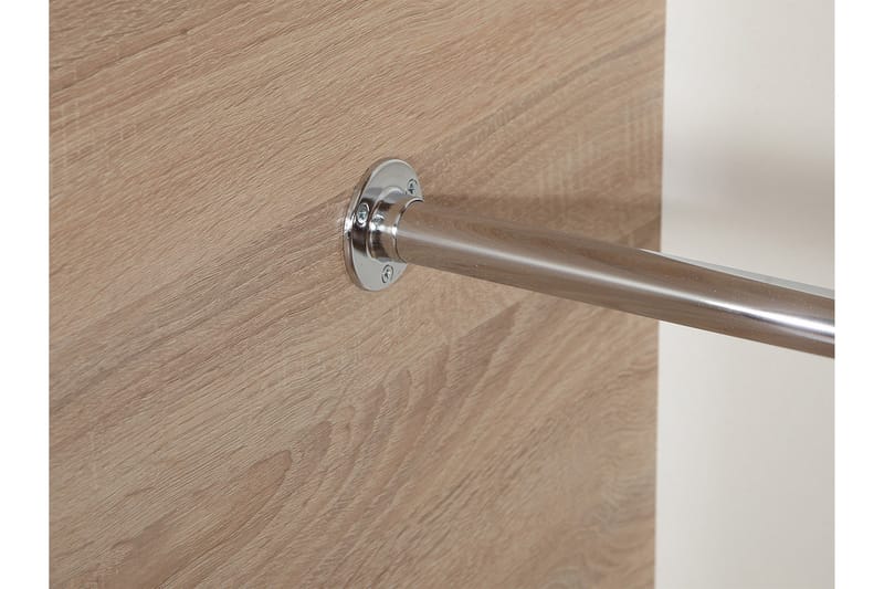 ALBENDEA Garderob med Spegel 120 cm Vit - Förvaring - Sko- & klädförvaring - Garderober & garderobssystem