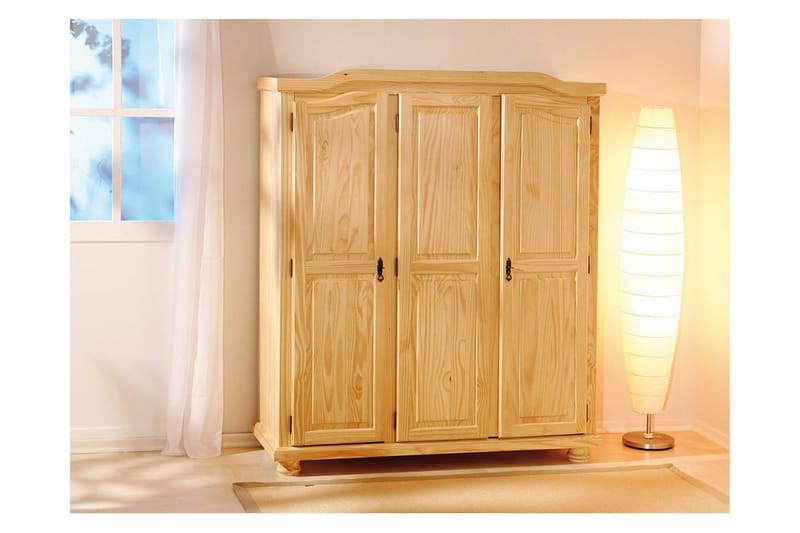 Amalia Garderob 150 cm - Furu - Förvaring - Sko- & klädförvaring - Garderober & garderobssystem