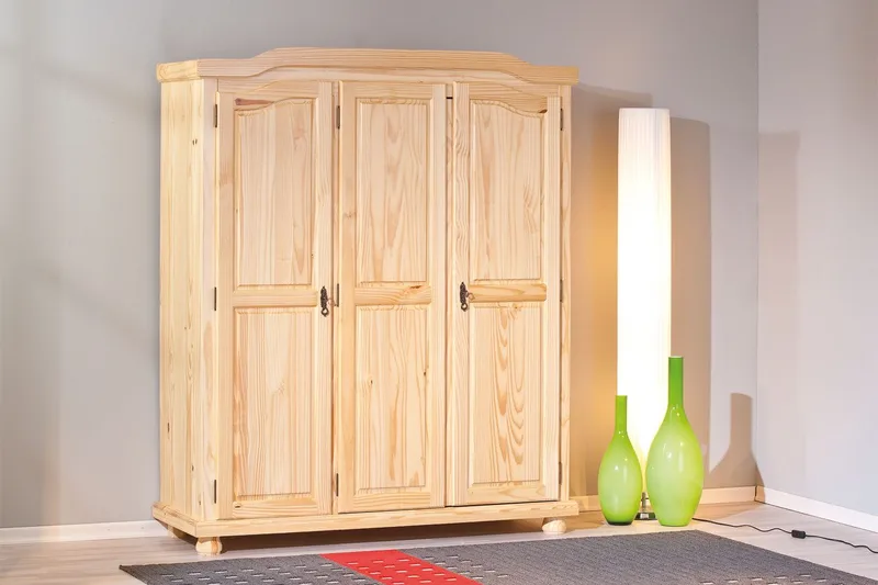 Amalia Garderob 150 cm - Furu - Förvaring - Sko- & klädförvaring - Garderober & garderobssystem