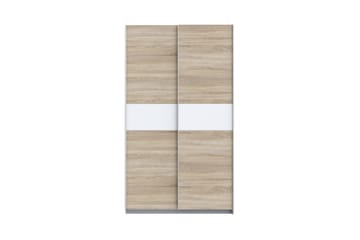 Amyracle Garderob 62x121 cm - Vit/Brun/Grå - Förvaring - Sko- & klädförvaring - Garderober & garderobssystem