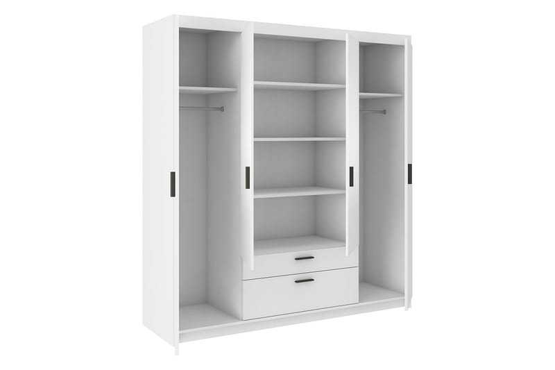 ANSMARK Garderob 53x190x176,3  cm Vit - Förvaring - Sko- & klädförvaring - Garderober & garderobssystem