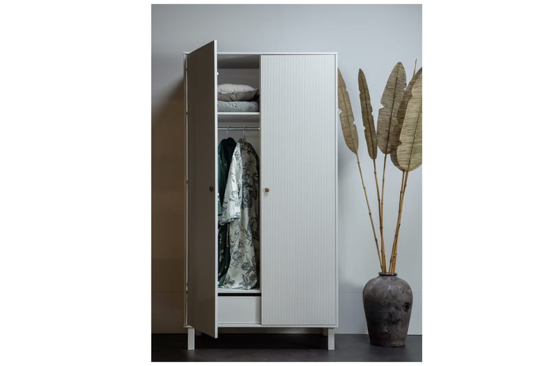 ARGANIL Garderob 53x100 cm Grå - Förvaring - Sko- & klädförvaring - Garderober & garderobssystem