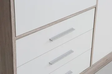 Ashgate Garderob 207 cm - Brun/Vit - Förvaring - Sko- & klädförvaring - Garderober & garderobssystem