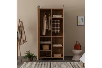 Batler Garderob 52x104 5 Dörrar - Natur - Förvaring - Sko- & klädförvaring - Garderober & garderobssystem