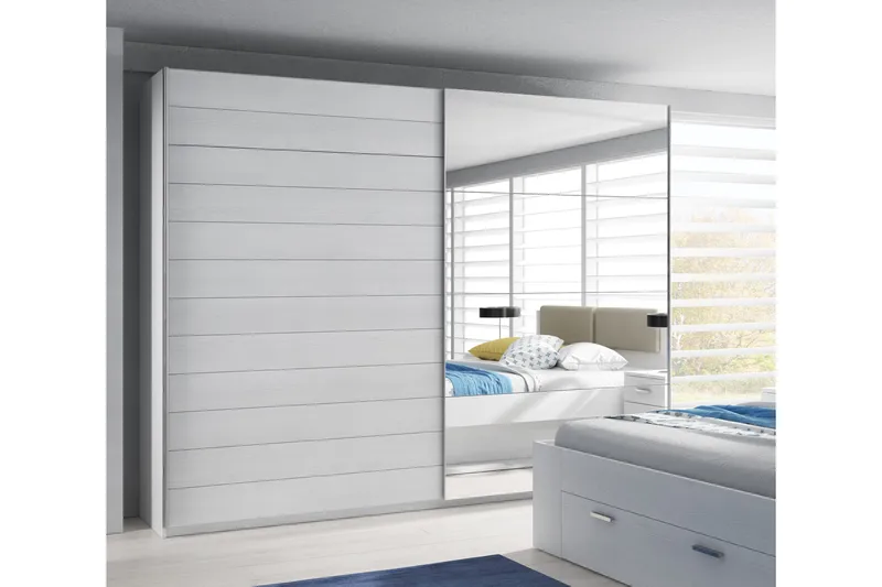 Bovera Garderob 61x270 cm - Askgrå - Förvaring - Sko- & klädförvaring - Garderober & garderobssystem