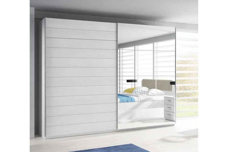 Bovera Garderob 61x270 cm - Askgrå - Förvaring - Sko- & klädförvaring - Garderober & garderobssystem