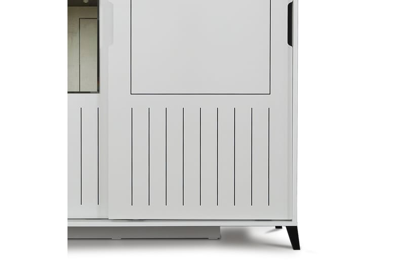 BRADLEY Garderob 150 Vit - Vit - Förvaring - Sko- & klädförvaring - Garderober & garderobssystem