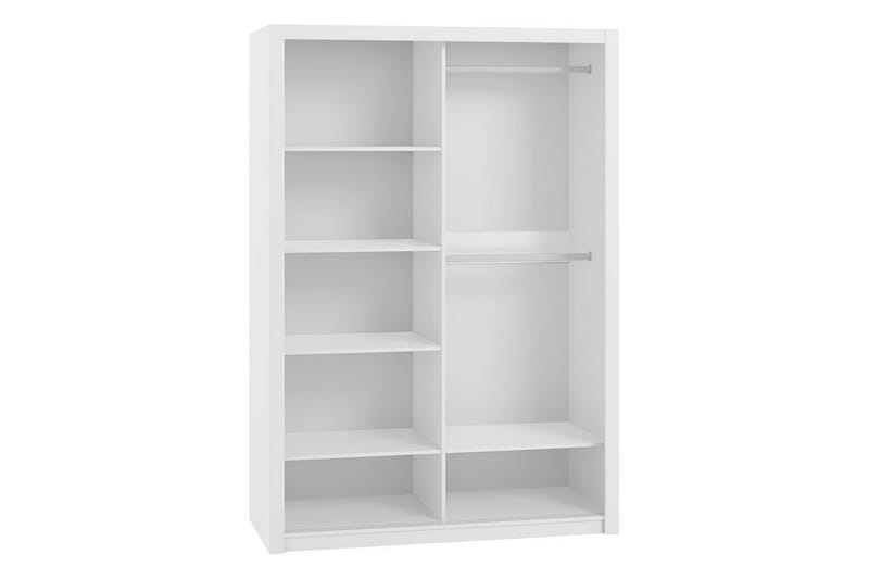 BRASEL Garderob 120 cm med Spegel Natur - Förvaring - Sko- & klädförvaring - Garderober & garderobssystem
