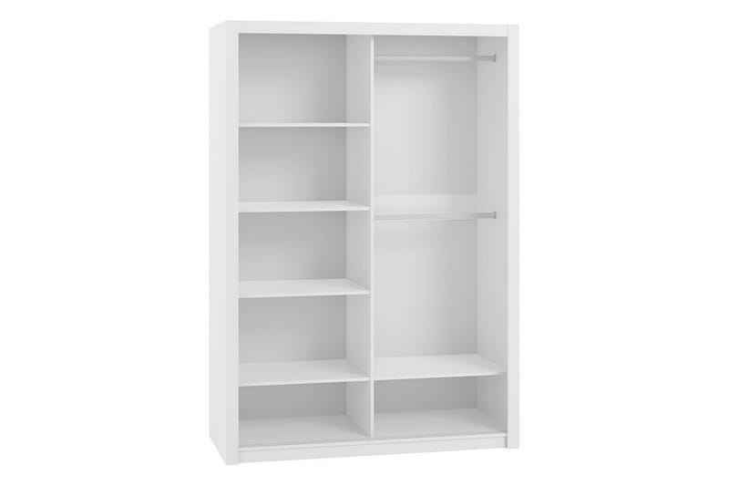 BRASEL Garderob 150 cm med Spegel Natur - Förvaring - Sko- & klädförvaring - Garderober & garderobssystem
