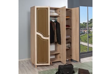 Brokind Garderob 135 cm - Brun/Orange - Förvaring - Sko- & klädförvaring - Garderober & garderobssystem