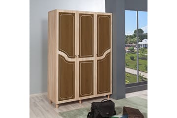 Brokind Garderob 135 cm - Brun/Orange - Förvaring - Sko- & klädförvaring - Garderober & garderobssystem