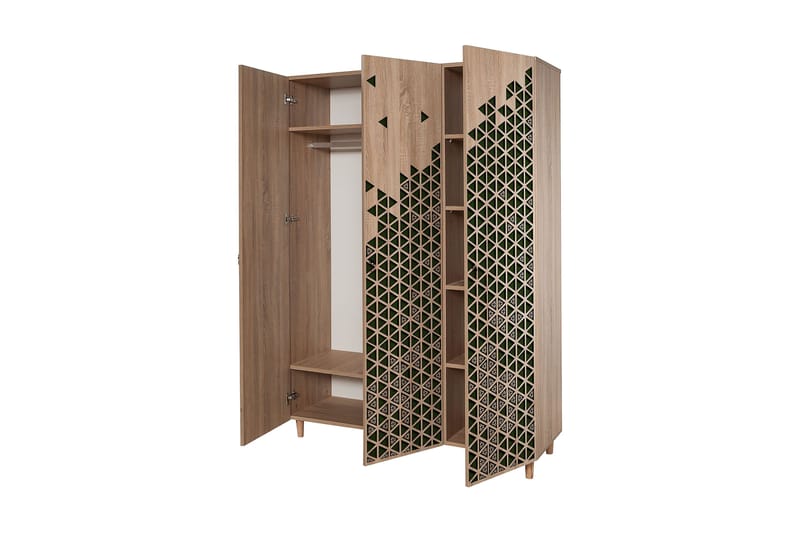Brokind Garderob 135 cm - Förvaring - Sko- & klädförvaring - Garderober & garderobssystem