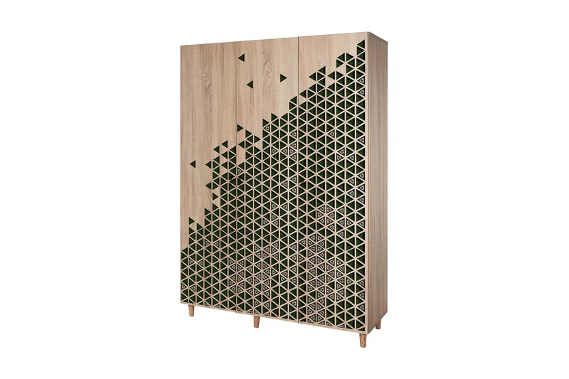 Brokind Garderob 135 cm - Förvaring - Sko- & klädförvaring - Garderober & garderobssystem