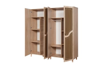 Brokind Garderob 180 cm - Brun/Orange - Förvaring - Sko- & klädförvaring - Garderober & garderobssystem