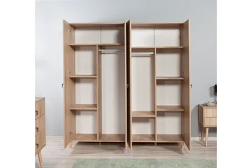 Brokind Garderob 180 cm - Brun/Orange - Förvaring - Sko- & klädförvaring - Garderober & garderobssystem