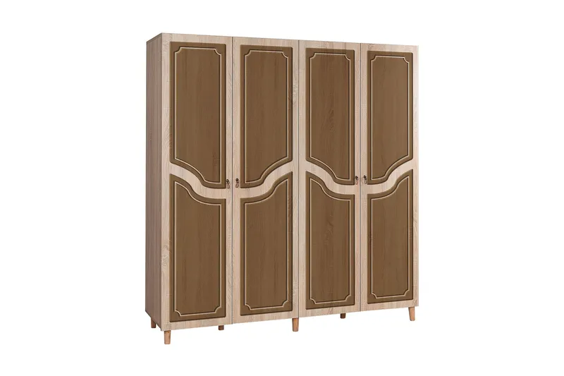 Brokind Garderob 180 cm - Brun/Orange - Förvaring - Sko- & klädförvaring - Garderober & garderobssystem