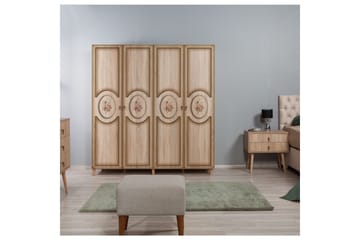 Brokind Garderob 180 cm i Trä - Beige - Förvaring - Sko- & klädförvaring - Garderober & garderobssystem