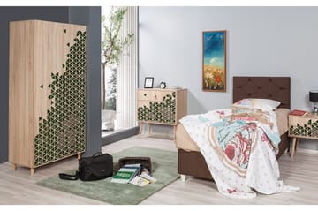 Brokind Garderob 90 cm - Brun - Förvaring - Sko- & klädförvaring - Garderober & garderobssystem