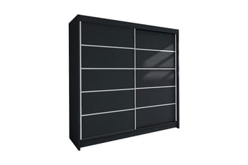 BUILDWAS Garderob  Svart