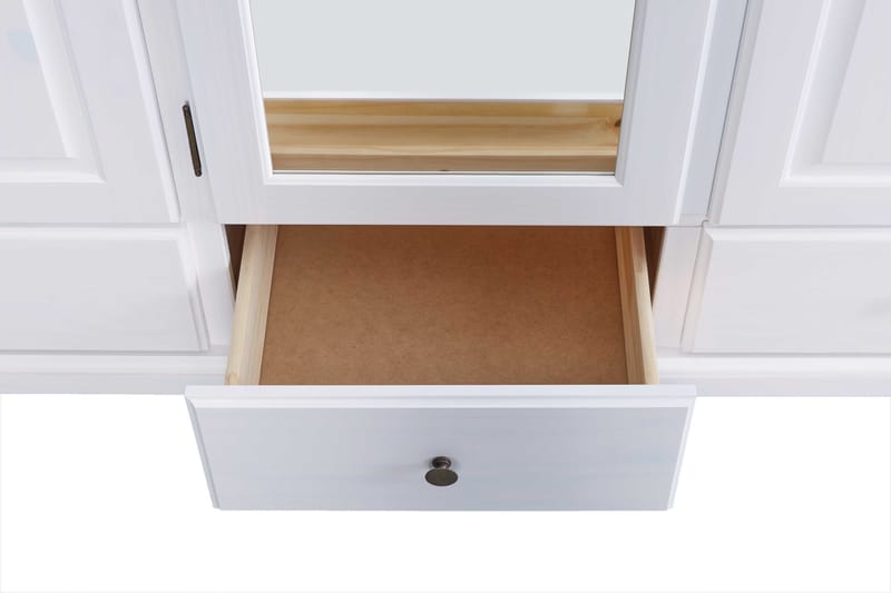 Cabell Garderob 150 cm - Trä/Vit - Förvaring - Sko- & klädförvaring - Garderober & garderobssystem