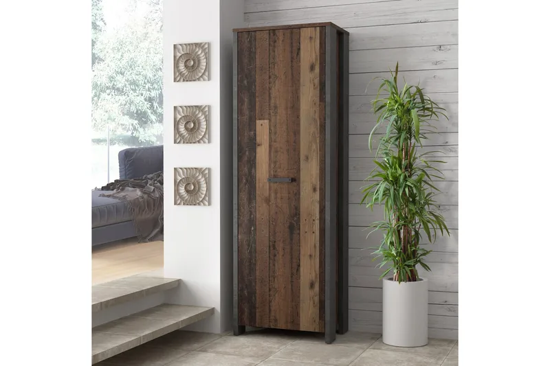 Cadle Garderob 67 cm - Brun/Grå - Förvaring - Sko- & klädförvaring - Garderober & garderobssystem