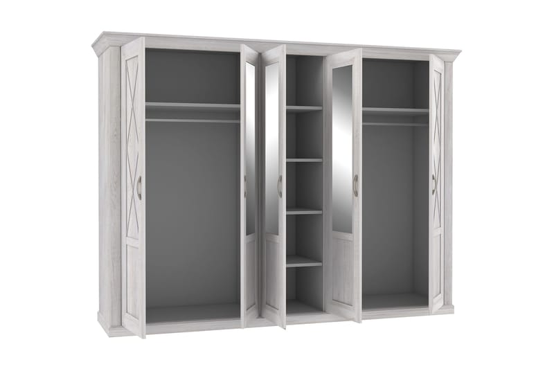 Casique Garderob 65x268 cm - Vit - Förvaring - Sko- & klädförvaring - Garderober & garderobssystem