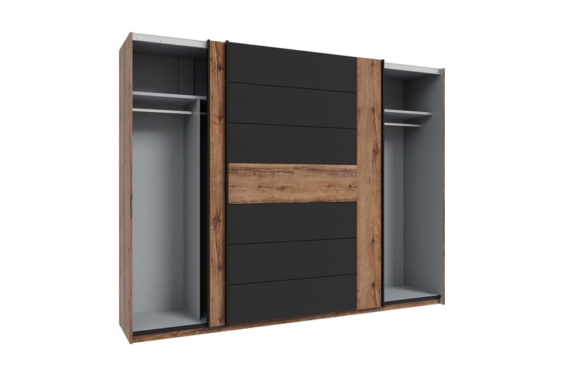 CLOSCA Sideboard 42x163 cm Brun/Svart - Förvaring - Sko- & klädförvaring - Garderober & garderobssystem