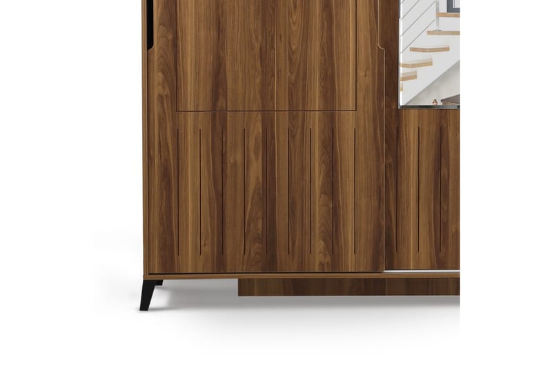 Comfortale Garderob 120 - Valnöt - Förvaring - Sko- & klädförvaring - Garderober & garderobssystem